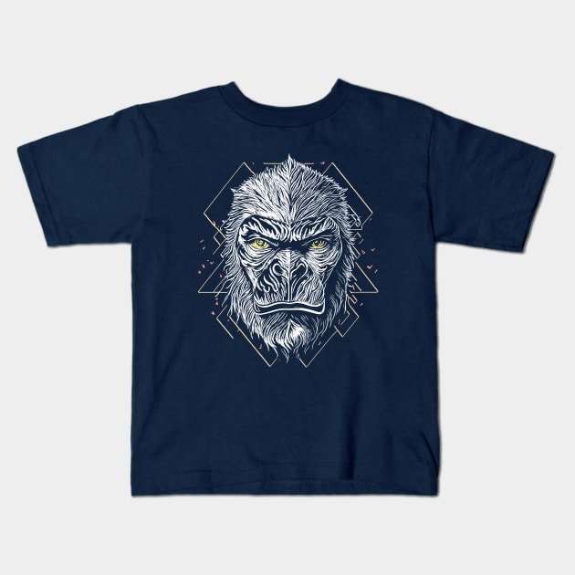 Big gorilla Kids T-Shirt by Javisolarte